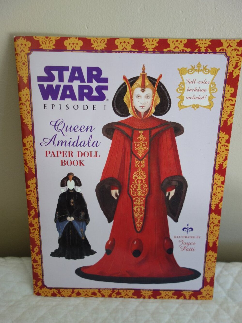 New STAR WARS Episode 1 Queen Amidala Paper Doll Book – Uncut / Unused